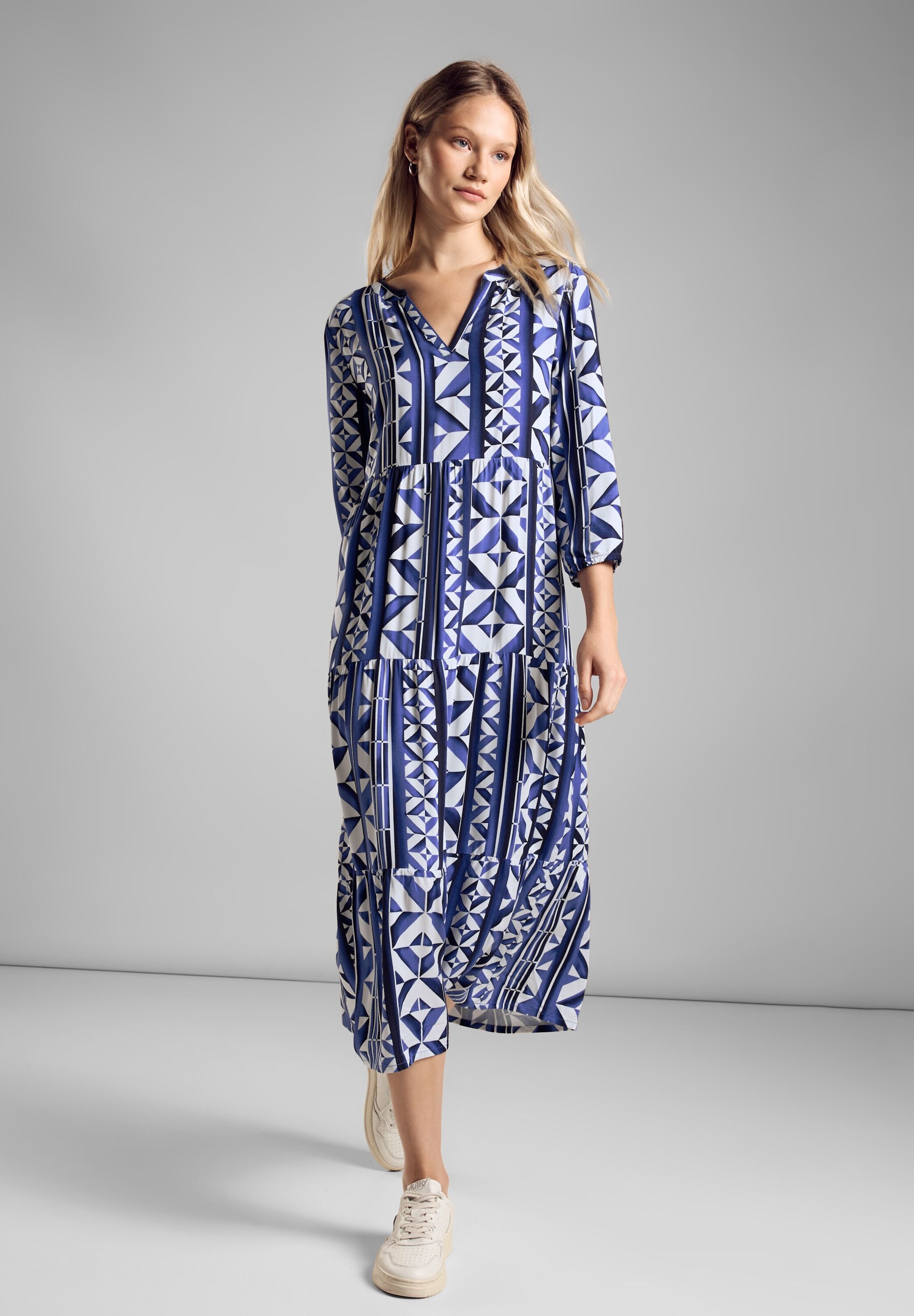 Street one blaues kleid Clearance